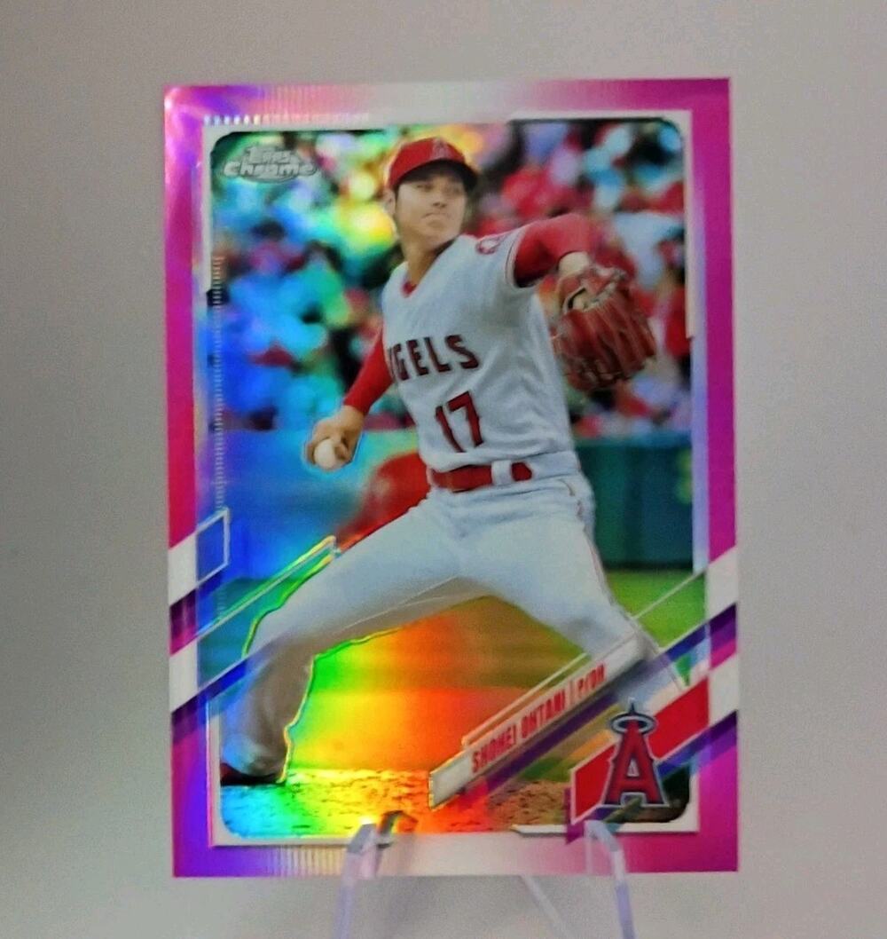 Shohei Ohtani #159 Topps Chrome Magenta REFRACTOR SP 154/399